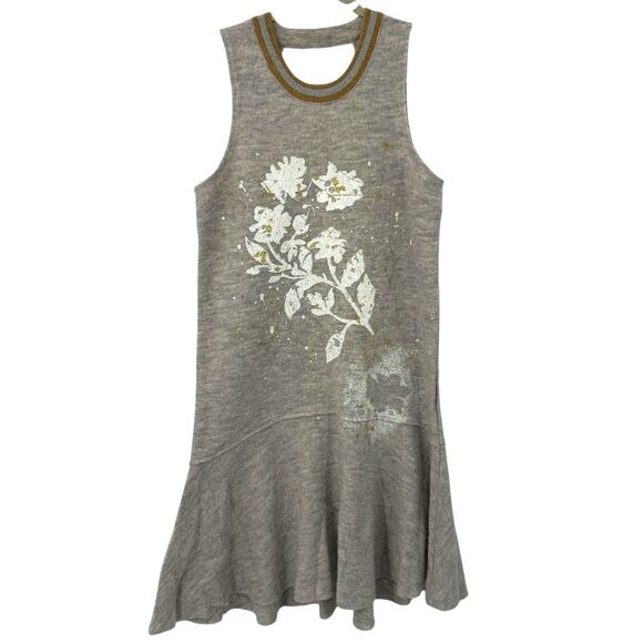 Anthropologie Knitted & Knotted Afterlight Wool Dress Small Sleeveless Floral - Picture 14 of 14